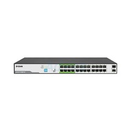 D-LINK Switching Hub 24 Port  DGS-F1026P-E (17'',24 POE,+2 SFP) -A0151023