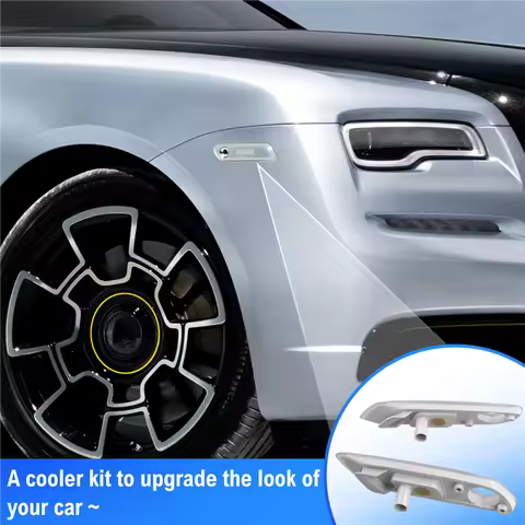 Car Front Side Marker Light Cover Fender Light 63147223152 63147223151 For Rolls Royce Ghost RR4 Wra