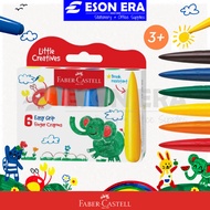 Faber-Castell Crayon 6 Colours Easy Grip Finger Crayon 122606