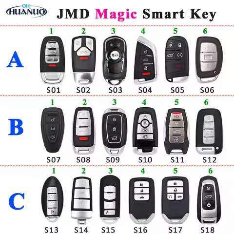 JYGC JMD Magic Key Smart Remote for Mazda Audi Hyundai Nissan Ford Dodge Toyota Honda Flip MQB DF B5
