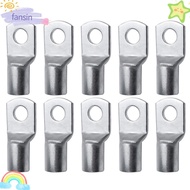 FANSIN 10Pcs Cable Connector Kit Durable SC16-6 SC25-6 SC35-6 Bolt Hole Lugs Ring