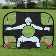 Pop Up Soccer Net Soccer Goal Foldable Portable Soccer Goal Net with Aim Target for Children Footbal