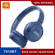 Original For JBL TUNE 510BT Wireless Bluetooth Headphones Music Headset Boys and Girls Mobile Computer Universal Handsfree Mic Bluetooth On-Ear Headphones with Purebass Sound