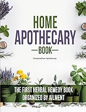 Home apothecary book: 250 Herbal Remedies for Pain, Immunity, Sleep & More clearly Organized by Ailm