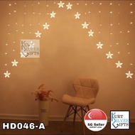 SG Deepavali Diwali 2023 decor hanging festive lights star design curtain lights EU plug