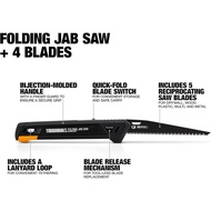 TOUGHUILT Folding Jab Saw + 4 Blades - TB-H4S5-23FU