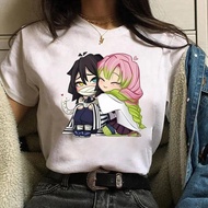 Kerroji Mitsuri Iguro Obanai Cartoon Print T-Shirt