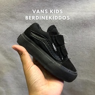 Vans kids Shoes full black velcro