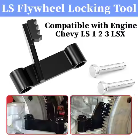 New LS Flywheel Locking Tool Steel Black Oxide Flexplate Locking Holder Tool Compatible with Engine 