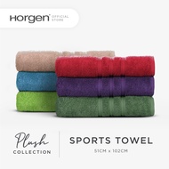 Horgen Plush Series 100% Cotton Sports Towel I Small Bath Towel I Gym Towel I Soft Towel (1pc Sports