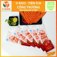 Combo 10 Packs Of SASHIMI Snack Snack Snacks Made From Flour, Get 4 Extra Packs Of Northern Coconut Jelly