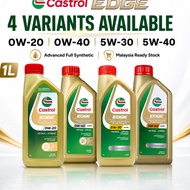 Castrol EDGE 1L Fully Synthetic Engine Oil 0W20 0W40 5W30 5W40 Petrol Diesel Hybrid Minyak Hitam Ker