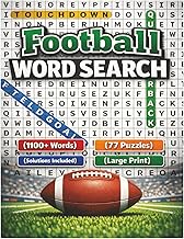 Football Word Search Puzzles Large Print: 1100+ Words football American Puzzles Book For People Who 