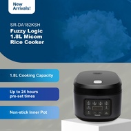 Panasonic Fuzzy Logic 1.8L Micom Rice Cooker with 1.2mm Binchotan Coated Non-stick Inner Pot SR-DA182KSH
