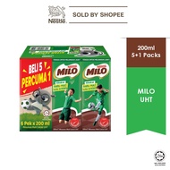 NESTLE Milo Chocolate Malt UHT 200ml x 6s (Halal)