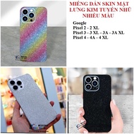 Multicolor glitter back skin sticker for Google Pixel 2 2 XL Pixel 3 3 XL 3A 3A XL Google Pixel 4 4A