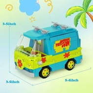 BuildMoc Scooby-Mystery Robot Car Model Educational Building Block Toy Gift