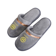 [Hilton Hilton] Five-Star Hotel VIP Dedicated Indoor Super Anti-Slip Slippers (S0002-B) Black/Slippe