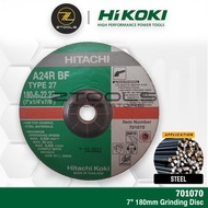 Hitachi 7" Flexible Grinding Disc | 180mm x 6.0 x 22.23 | For Steel & Metal 701070 | Mata Canai Grin