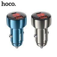 Z50 HOCO PD30W พอร์ตคู่48W + ชาร์จแบตรถกับ QC3.0ชนิด C PD 30W 20W QC18W ชาร์จไฟในรถสำหรับ Iphone 15P
