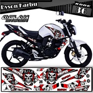 Decal Sticker Striping Variation Byson old, Yamaha Byson, Decal Byson, Striping Byson