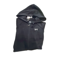 Under Armour 安德瑪 Rival Fleece 女款短版連帽外套  S  1385890-001