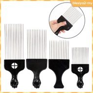 [BlesiyaedMY] Afro African American Pick Comb Hairdressing Styling Tool Wig Straight Hair Hair Pick 