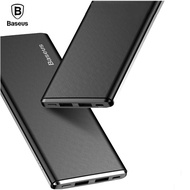Baseus 10000mAh Power Bank For iPhone X 8 7 6 6S Ultra Thin Dual USB Powerbank For Xiaomi Mobile Pho