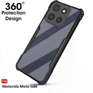 Acrylic Shockproof Bumper Casing For Motorola Moto G86 G56 G06 Transparent Armor Airbag Case Phone C