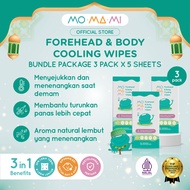 Momami Bundle 3 Pack Cooling & Saline NaCL Wipes - Cold & Thinning Wet Wipes for Children's Mucus