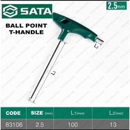 SATA Metric T-Handle Hex Key T Handle Sata T Shape Hex Key Allen Wrench Set Ball Point Hex Key Sata 