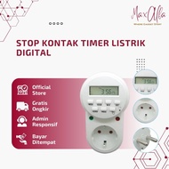 Stop Kontak Timer Listrik Digital stopkontak otomatis Digital Timer Switch (MAX)
