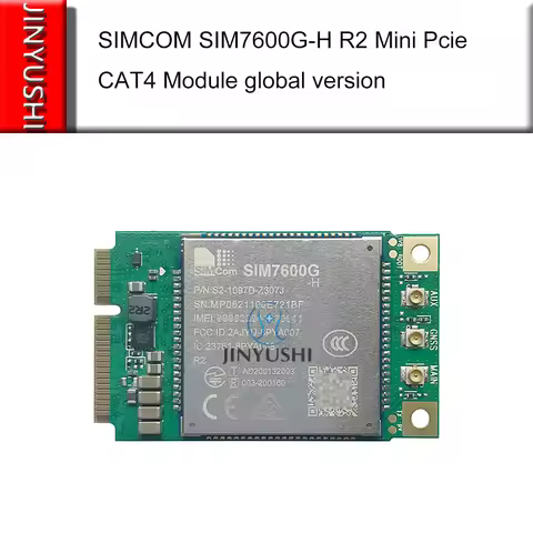 SIMCOM SIM7600G-H R2 Mini Pcie 4G LTE CAT4 Module global version replace SIM7600E-H SIM7600SA-H SIM7