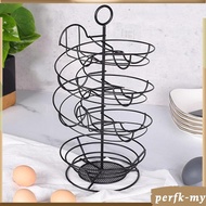 [PerfkMY] Spiral Egg Dispenser, Egg Storage Rack, Egg Container, Holds 3 Dozen Eggs, Egg Holder, Egg