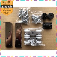 Sliding glass door hanging wheels (4 wheels, 8 wheels)