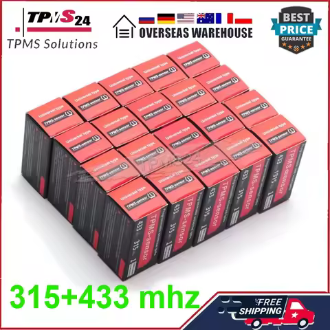 Programable TPMS Sensors 2 in 1 433MHz+315MHz Support Programing with TS501 TS508 TS601 TS608 ITS600