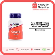 Now COQ10 100 mg Heart Supplement Bottle of 50 Capsules