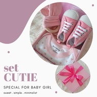 BABY GIFTBOX hadiah baby newborn BABY GIFT SIMPLE MINIMALIST [cutie set - GIRL]