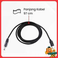 USB Type C to DC Power Cable 5.5x2.5mm CCTV Router Charger 97cm - PA12M