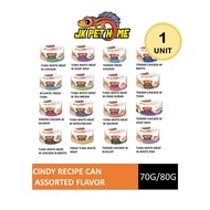 READY STOCK Cindy's Recipe Original Cat Canned Food / Wet Food 80gm MAKANAN KUCING 70g/80g, 1unit -J