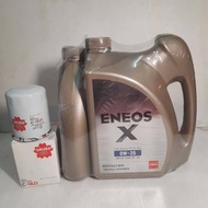 ENEOS X 0W-20 SP ECO FULLY SYN เอเนออส เอ็กซ์ 0W-20 SP อีโค่ ฟูลลี่ ซิน แถมกรองน้ำมันเครื่อง ฟรี