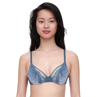 [Chantelle Pulp] Crush _ Deep V Spacer T Bra C-D Cup (22mnd A35 Ink Blue)