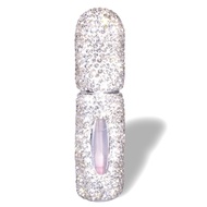 FEENM Perfume Spray Bottle 5ML White Bling Rhinestone Empty Portable Travel Fine Mist Refillable Min