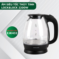 Ấm siêu tốc thủy tinh Lock&Lock EJK432 1.7L -Bảo hành chính hãng