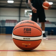 B7G4500 size 7 PU leather basketball, free inflation needle & carry net  Bola Keranjang PU Kulit Sai