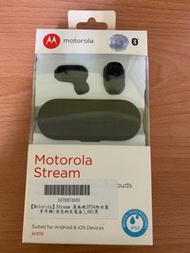 (故障，無法充電)Motorola Stream真無線IP54藍芽耳機
