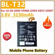 New Endurable 3.8V 3230mAh Mobile Battery BL-T32 For LG G6 G600 VS988 LS993 H872 US997 BL T32 Lithiu