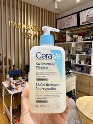 Sữa rửa mặt Cerave cho da khô nhạy cảm thô ráp SA Smoothing Cleanser 236ml