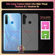 Realme 5i / Realme 5s carbon back cover