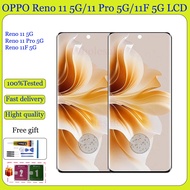 Original AMOLED For OPPO Reno 11 Reno 11 Pro Reno 11F 5G LCD Display Touch Screen Replacement
